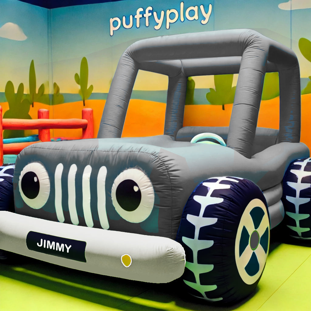 Divertida cama Jeep